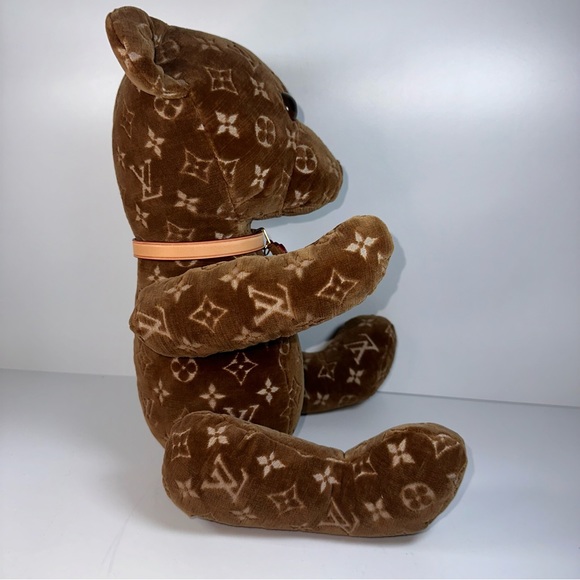 Louis Vuitton Teddy Bear Monogram Doudou Stuffed velour Brown - Picture 12 of 15